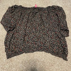 Plus Size 3/4 Length Sleeve Top